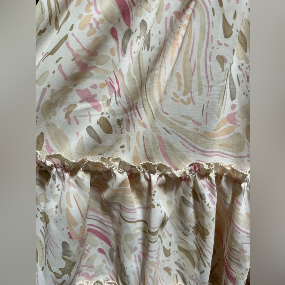 Entro Ruffled Patterned Mini Dress - image 3